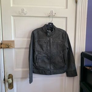NWT Arizona Jean Company Faux Leather Jacket Size XS
